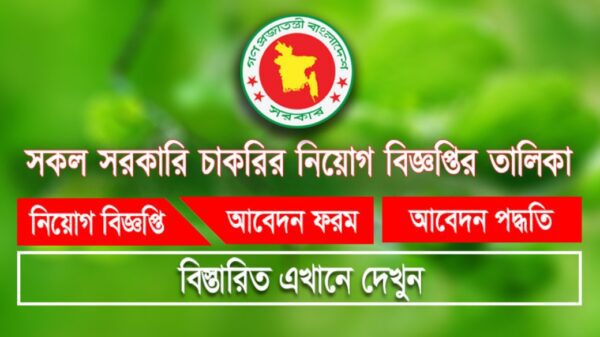 চলমান সকল সরকারি চাকরির নিয়োগ | Ongoing all Government Job Circular 2024