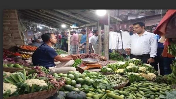 ঘোড়াঘাটে বাজার মনিটরিং করলেন নির্বাহী ম্যাজিষ্ট্রেট আব্দুল মামুন আল কাওসার শেখ