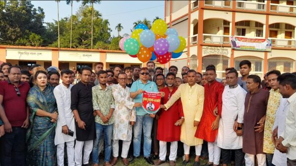 বগুড়ার গাবতলীতে শহীদ জিয়া স্মৃতি গোল্ডকাপ ফুটবল টুর্ণামেন্টের উদ্বোধন