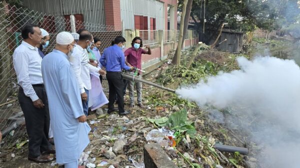 নাটোরের সিংড়ায় ডেঙ্গু নিধন অভিযান শুরু