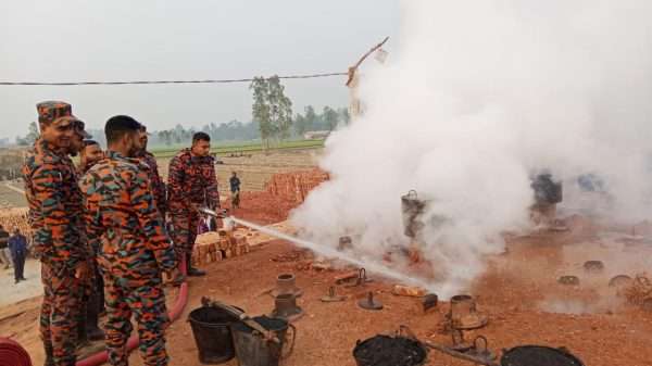 কুড়িগ্রামে ১ টি ইটভাটার কার্যক্রম সম্পূর্ণভাবে বন্ধের ঘোষনা