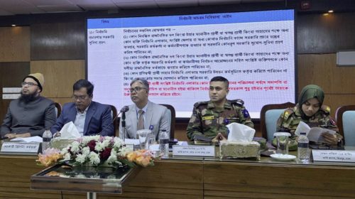 কর্মীর আচরণবিধি লঙ্ঘনের দায় প্রার্থীর : রিটার্নিং কর্মকর্তা