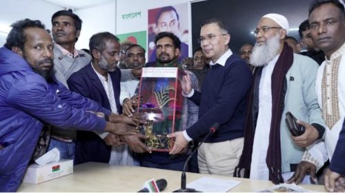 তারেক রহমানের সঙ্গে রিকশা, ভ্যান ও অটোচালকদের মতবিনিময় সভা