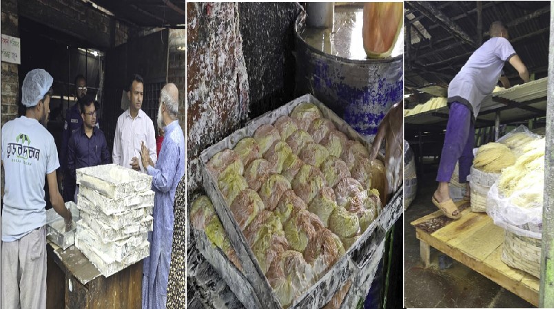 ১ লাখ ১৫ হাজার টাকা জরিমানা: বগুড়ায় সেমাই কারখানায় ভ্রাম্যমাণ অভিযান