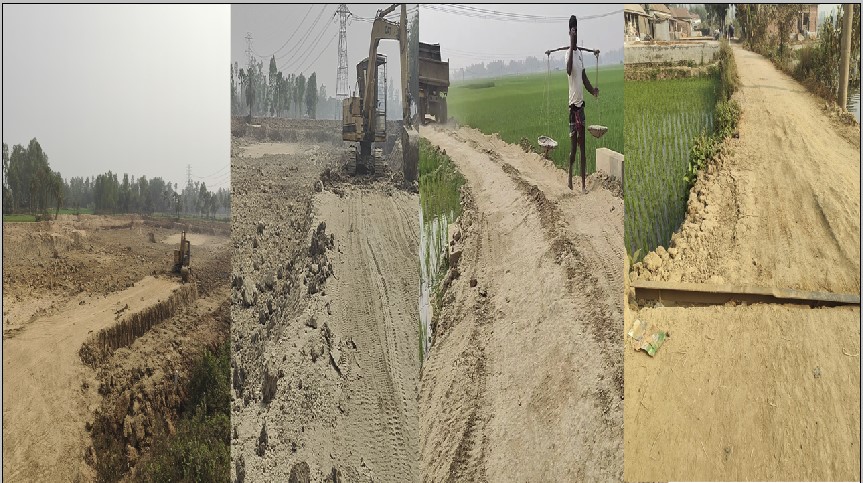 দিনরাত মাটি পরিবহনে বিপর্যস্ত শেরপুর, ৫ কিমি সড়ক ক্ষতিগ্রস্ত, ধসে কালভার্ট