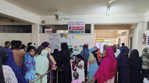 হামের লক্ষণে ৮ শিশুর রক্ত পরীক্ষা, ফল এল একজনের