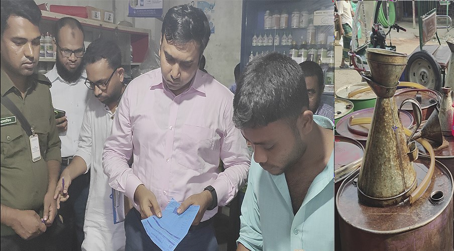 ৫ হাজার লিটার তেলের অনুমতি, মজুত ৯ হাজার, বেশি দামে বিক্রিতে জরিমানা ১০ হাজার
