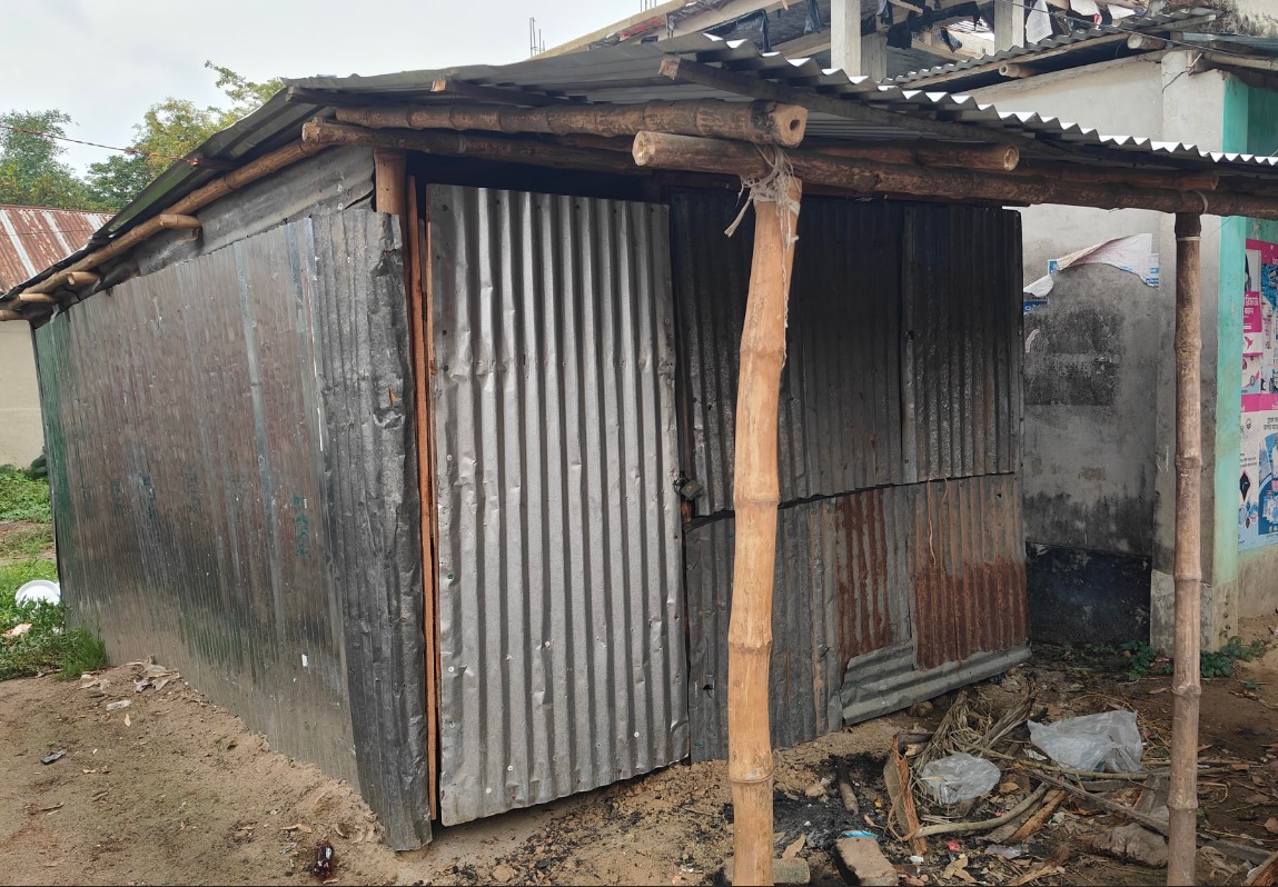 দোকানঘর দখলের অভিযোগে শেরপুর থানায় লিখিত অভিযোগ