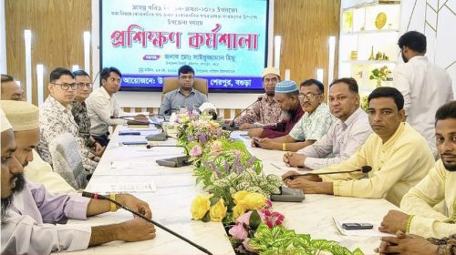 কোরবানির চামড়া সংরক্ষণ ও বর্জ্য ব্যবস্থাপনায় শেরপুরে কর্মশালা