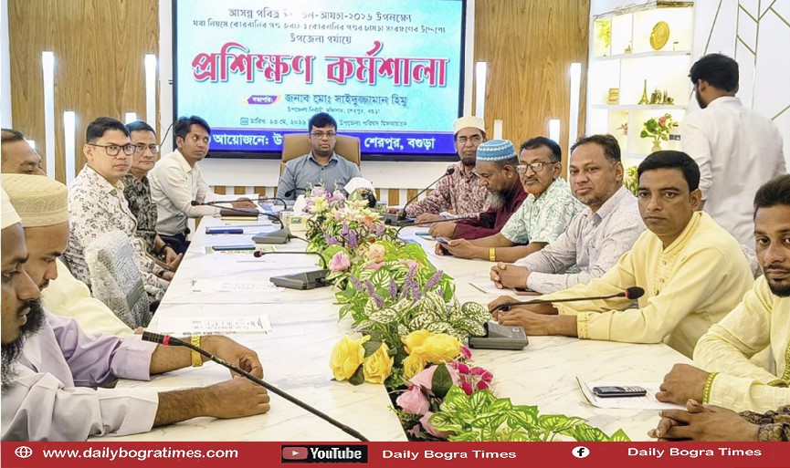 কোরবানির চামড়া সংরক্ষণ ও বর্জ্য ব্যবস্থাপনায় শেরপুরে কর্মশালা