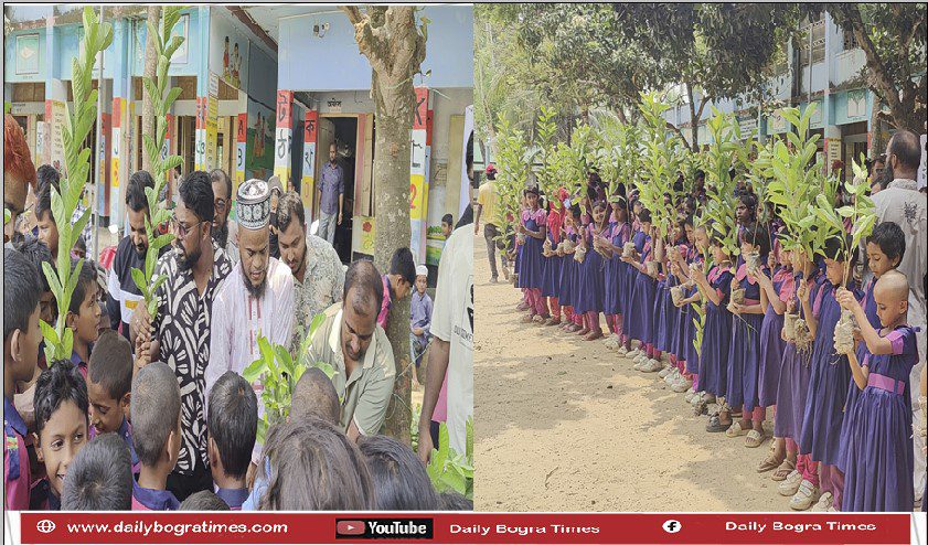 শেরপুরে ‘এসো গড়ি নতুন দেশ’-এর বৃক্ষরোপণ উদ্বোধন: রোপিত ৩৫০ চারা, লক্ষ্য ৫ হাজারের বেশি