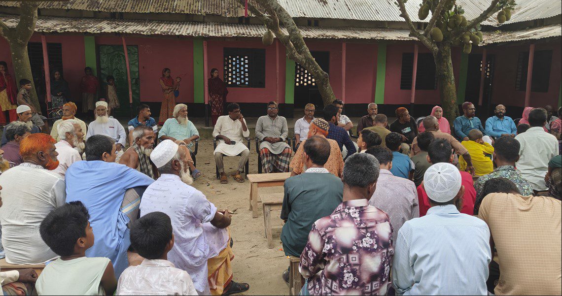 শেরপুরে বাগড়া কলোনিতে মাদক ও জুয়া প্রতিরোধে উঠান বৈঠক