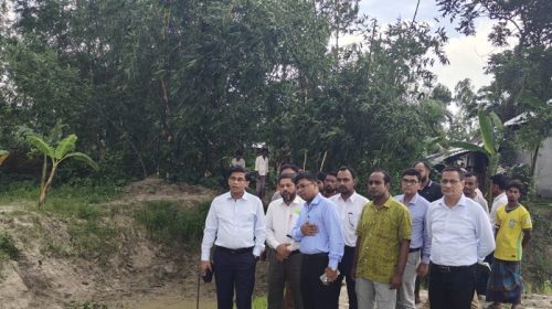 খাল খননসহ শেরপুরে বিভিন্ন উন্নয়ন কার্যক্রম পরিদর্শনে জেলা প্রশাসক