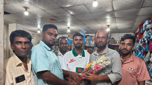 শেরপুরে ‘আমার জুলাই যোদ্ধা’র আহ্বায়ককে আরাফাত রহমান কোকো স্মৃতি সংসদের শুভেচ্ছা