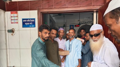 শেরপুরে ‘আমরা জুলাই যোদ্ধা’র উদ্যোগে মসজিদে দোয়া মাহফিল