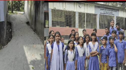 শেরপুরে ইউএনওর হস্তক্ষেপে ছয় মাস পর চলাচলের পথ ফিরে পেল ভাটরা সরকারি প্রাথমিক বিদ্যালয়