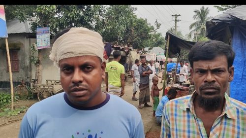 চায়ের দোকানের সামনে যুবককে মারধর, শেরপুর থানায় অভিযোগ