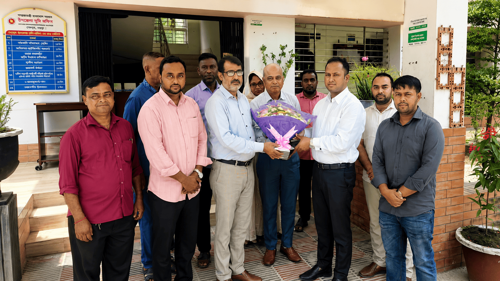 বগুড়ার শেরপুরে নবাগত এসিল্যান্ড আব্দুল্লাহ আল মামুনের যোগদান