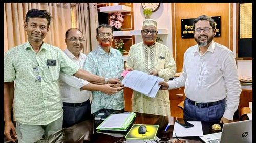 শেরপুরে শাহবন্দেগী ইউপিতে নতুন কমপ্লেক্স ভবন নির্মাণের প্রস্তাবনা দাখিল